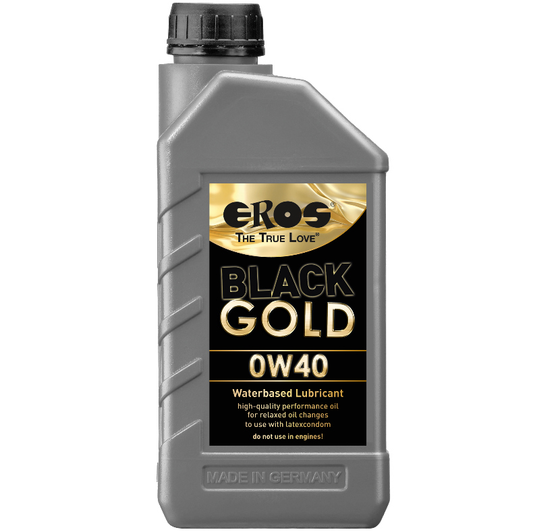 EROS - BLACK GOLD 0W40 LUBRIFICANTE A BASE ACQUA 1000 ML - Secretroomsexyshop