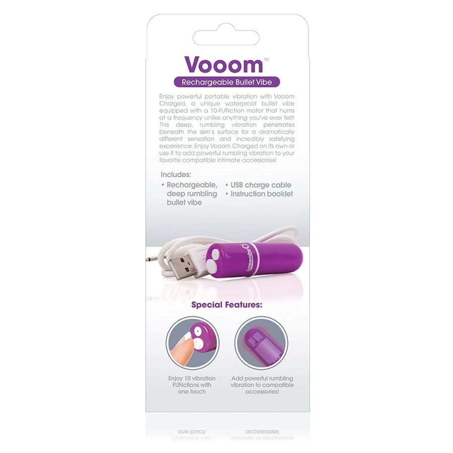 SCREAMING O - RECHARGEABLE VIBRATING BULLET VOOOM LILAC - 2