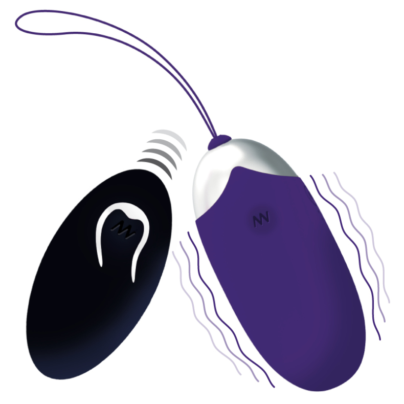 INTENSE - FLIPPY II VIBRATING EGG WITH REMOTE CONTROL PURPLE - 4
