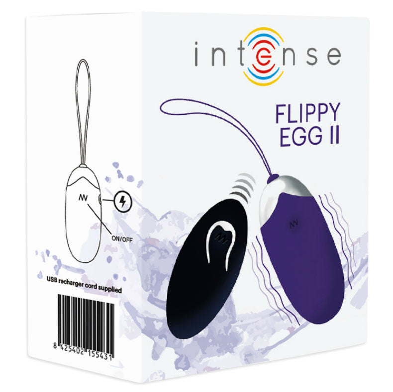 INTENSE - FLIPPY II VIBRATING EGG WITH REMOTE CONTROL PURPLE - 3