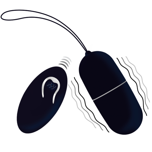 INTENSE - FLIPPY I UOVO VIBRANTE CON TELECOMANDO NERO - Secretroomsexyshop