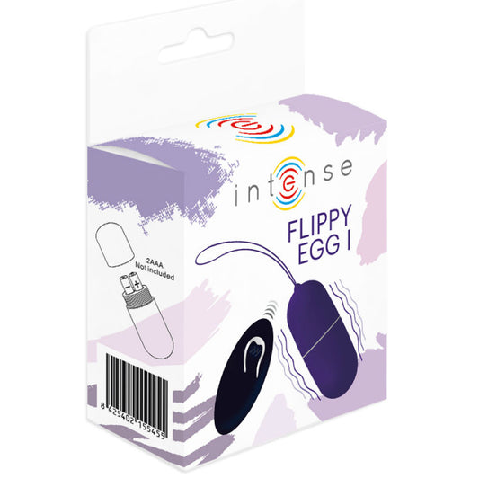 INTENSE - FLIPPY I UOVO VIBRANTE CON TELECOMANDO VIOLA - Secretroomsexyshop