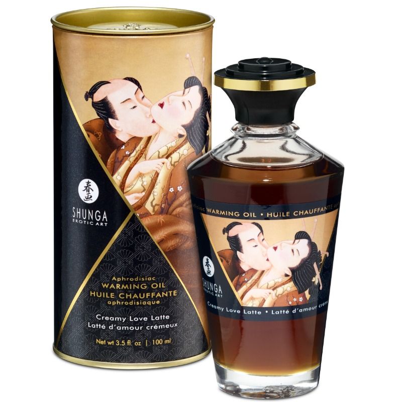 SHUNGA - COFFEE FLAVOR HEAT EFFECT MASSAGE OIL 100 ML - 1