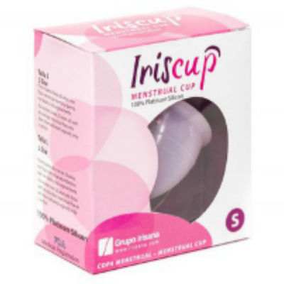 IRISCUP - SMALL PINK MONTH CUP A + FREE STERILIZER BAG - 3