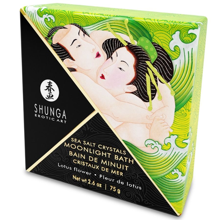 SHUNGA - LOTUS FLAVORED BATH OR SALTS 75 GR - 1