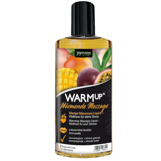 JOYDIVISION AQUAGLIDE - OLIO DA MASSAGGIO RISCALDANTE MANGO E MARACUYA 150 ML - Secretroomsexyshop