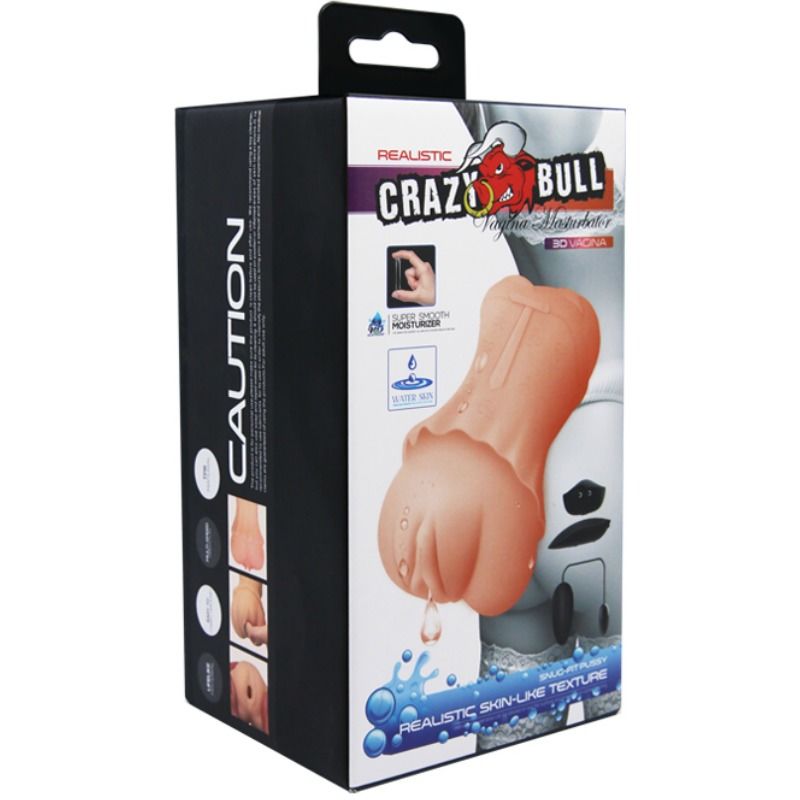 CRAZY BULL - WATER SKIN VAGINA MASTURBADOR WITH VIBRATING BULLET 2 - 4