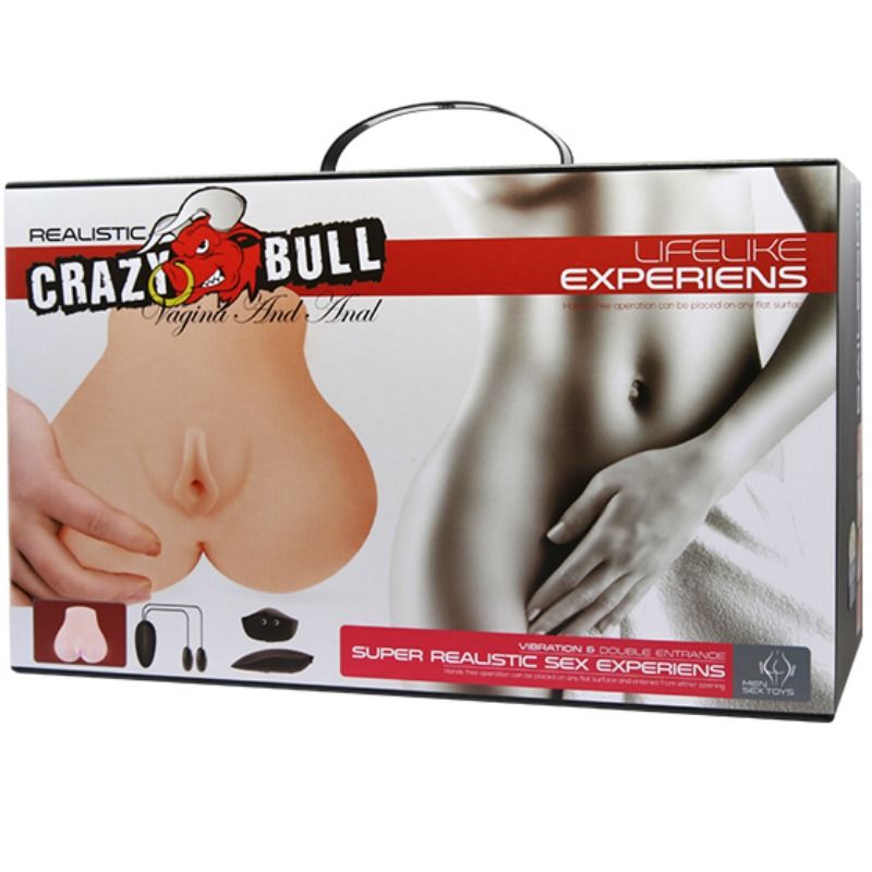 CRAZY BULL - REALISTIC VAGINA AND ANUS WITH VIBRATION POSITION 7 - 7