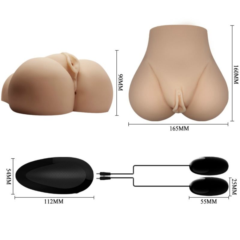 CRAZY BULL - REALISTIC VAGINA AND ANUS WITH VIBRATION POSITION 7 - 8