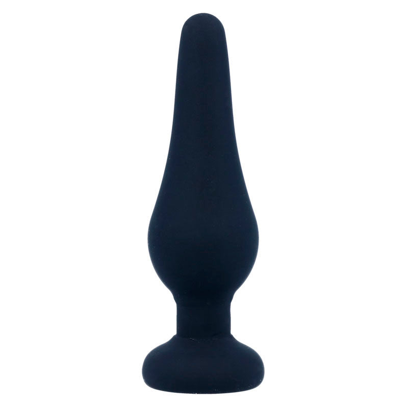 INTENSE - ANAL PLUG PIPO S BLACK SILICONE 9.8 CM - 2