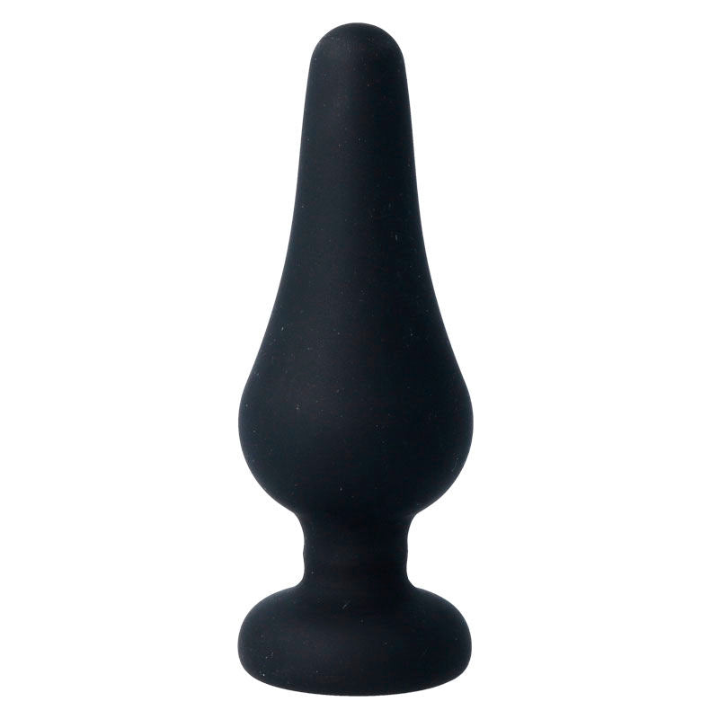 INTENSE - ANAL PLUG PIPO L BLACK SILICONE 13 CM - 3