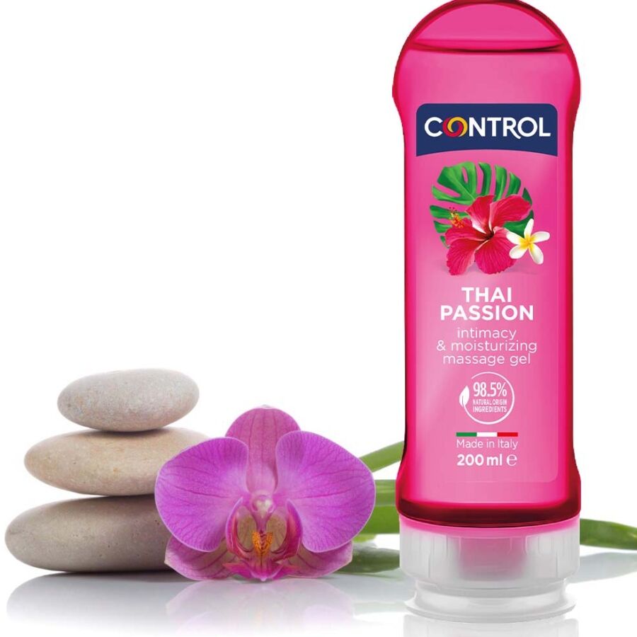 CONTROL - 2 EN 1 MASSAGE & PLEASURE THAI PASSION 200 ML - 1