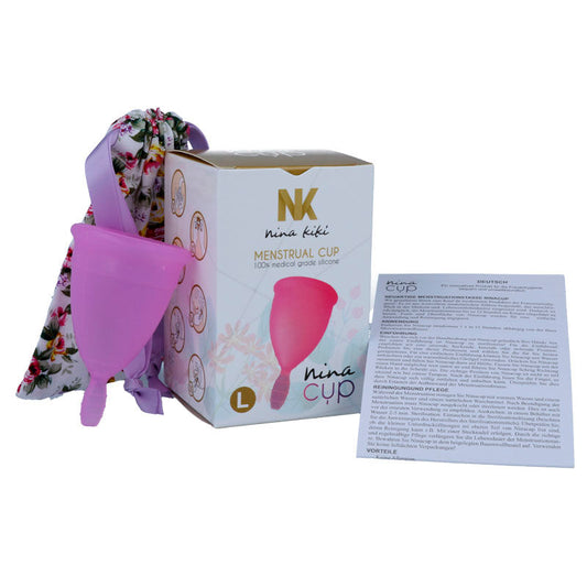 NINA KIKÍ - COPPA MESTRUALE VIOLA - TAGLIA L - Secretroomsexyshop