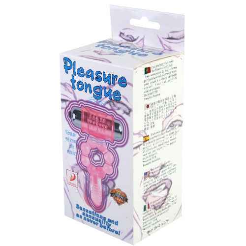 BAILE - ANELLO IN SILICONE 10 RITMI DI LINGUA CON VIBRAZIONE ROSA - Secretroomsexyshop