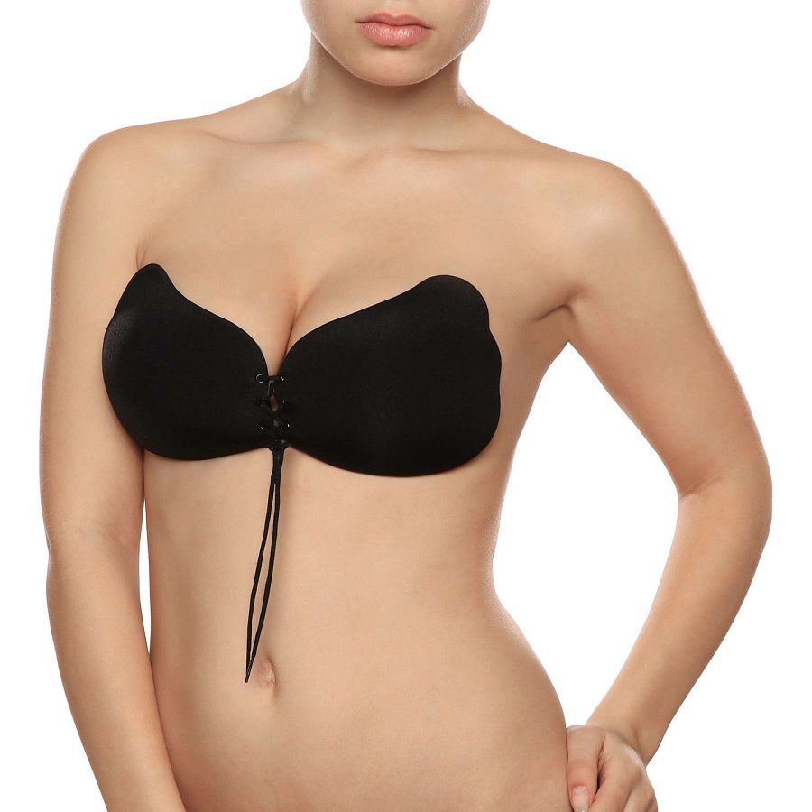 BYE-BRA - LACE-IT ENHANCEMENT PUSH-UP BLACK CUP B - 4