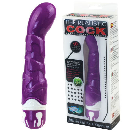 BAILE - REALISTIC COCK 10 RHYTHMS SENSATION VIOLET - 5