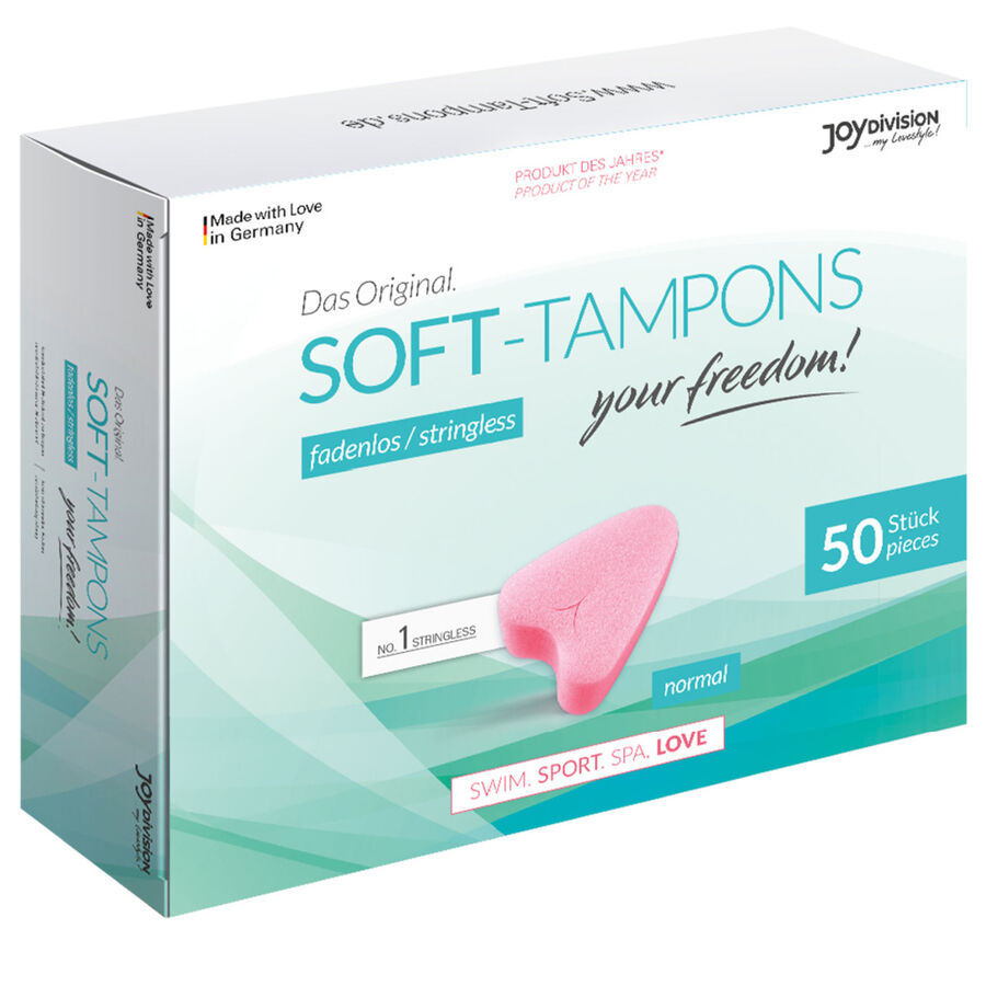 JOYDIVISION SOFT-TAMPONS - TAMPONI MORBIDI ORIGINALI 50 UDS - Secretroomsexyshop