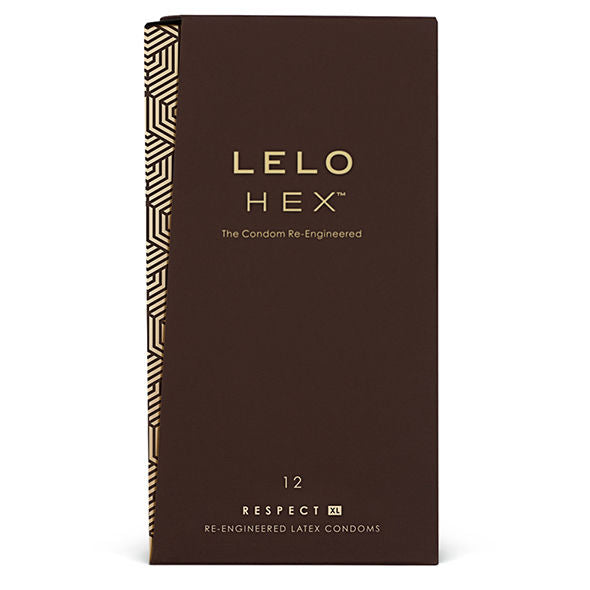 LELO - PRESERVATIVI HEX RESPECT XL CONFEZIONE DA 12 - Secretroomsexyshop