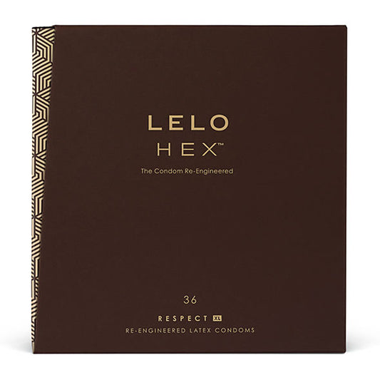 LELO - PRESERVATIVI HEX RESPECT XL 36 CONFEZIONE - Secretroomsexyshop