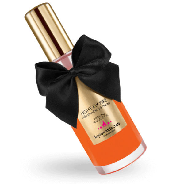 BIJOUX - MASSAGE OIL HEAT EFFECT STRAWBERRY AROMA - 3