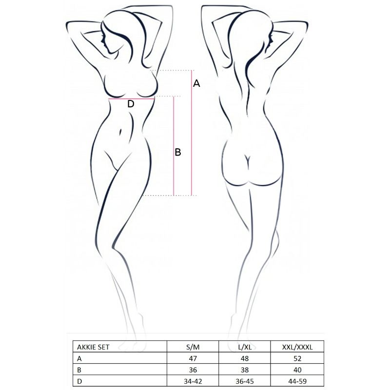 PASSION - WOMAN AKKIE NURSE COSTUME SET L/XL