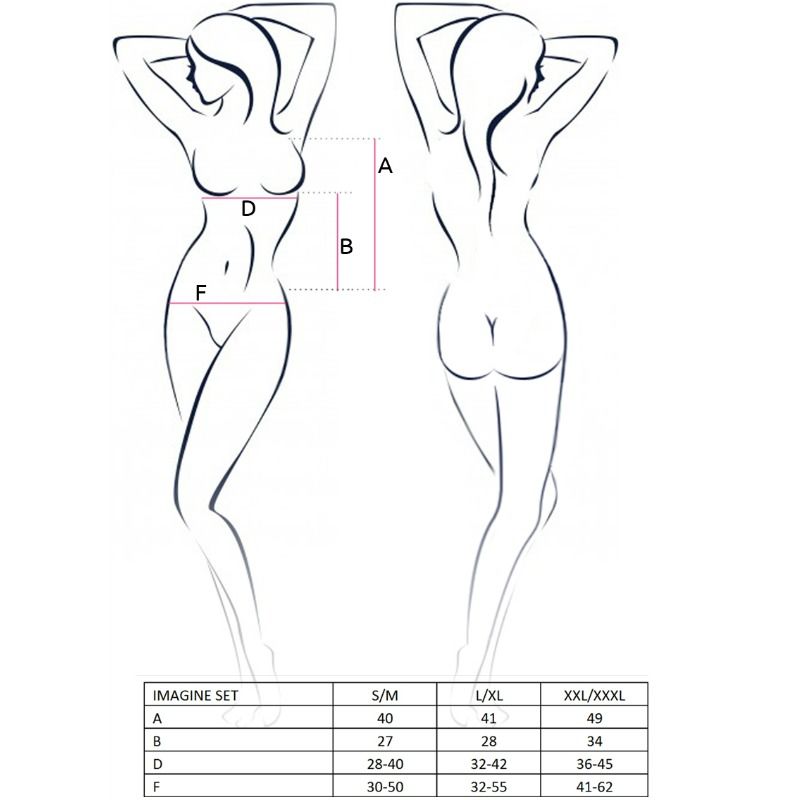 PASSION - IMAGINE WOMEN'S SET SIZE L/XL