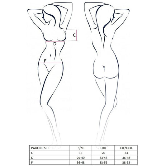 PASSION - WOMAN PAULINE SET 3 PIECES SIZE L/XL - 1