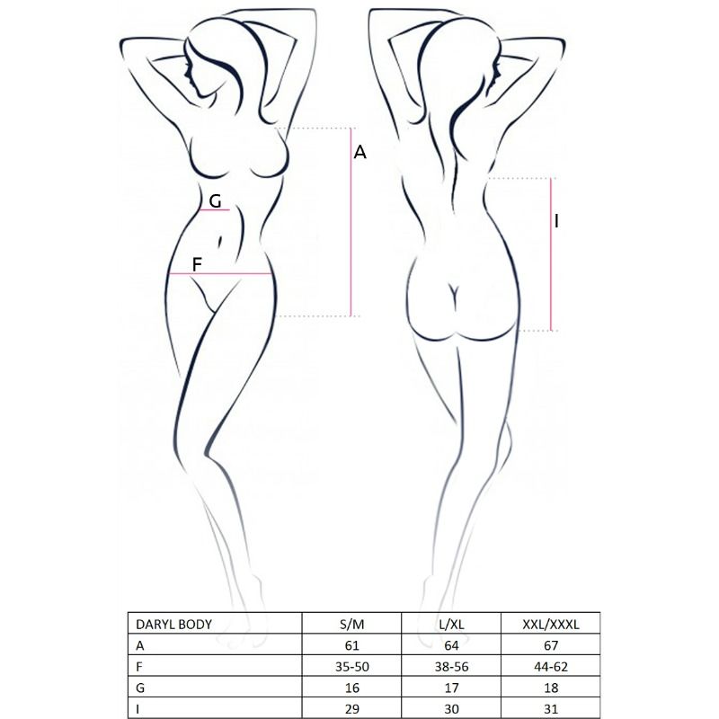 PASSION - WOMEN'S DARYL TEDDY BLACK SIZE L/XL