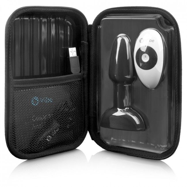 B-VIBE - RIMMING REMOTE CONTROL ANAL PLUG PETITE BLACK - 6