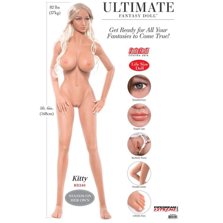 EXTREME TOYZ - PIPEDREAM EXTREME ULTIMATE FANTASY DOLLS KITTY 168 CM - 18