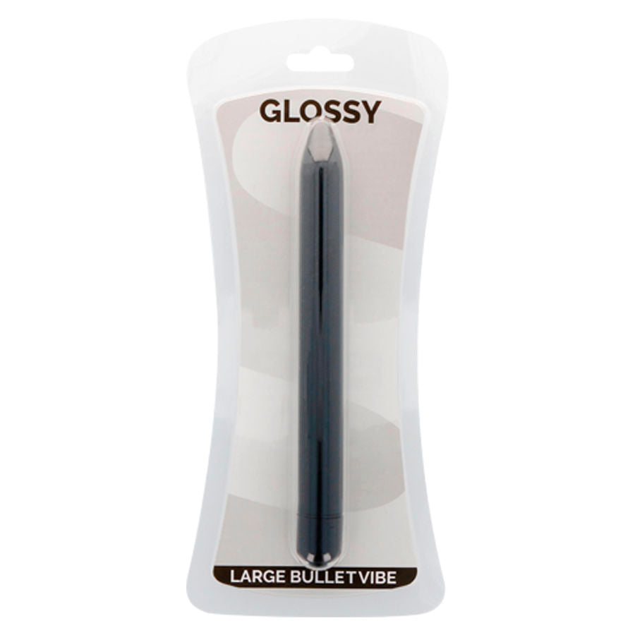 GLOSSY - SLIM VIBRATOR BLACK - 1