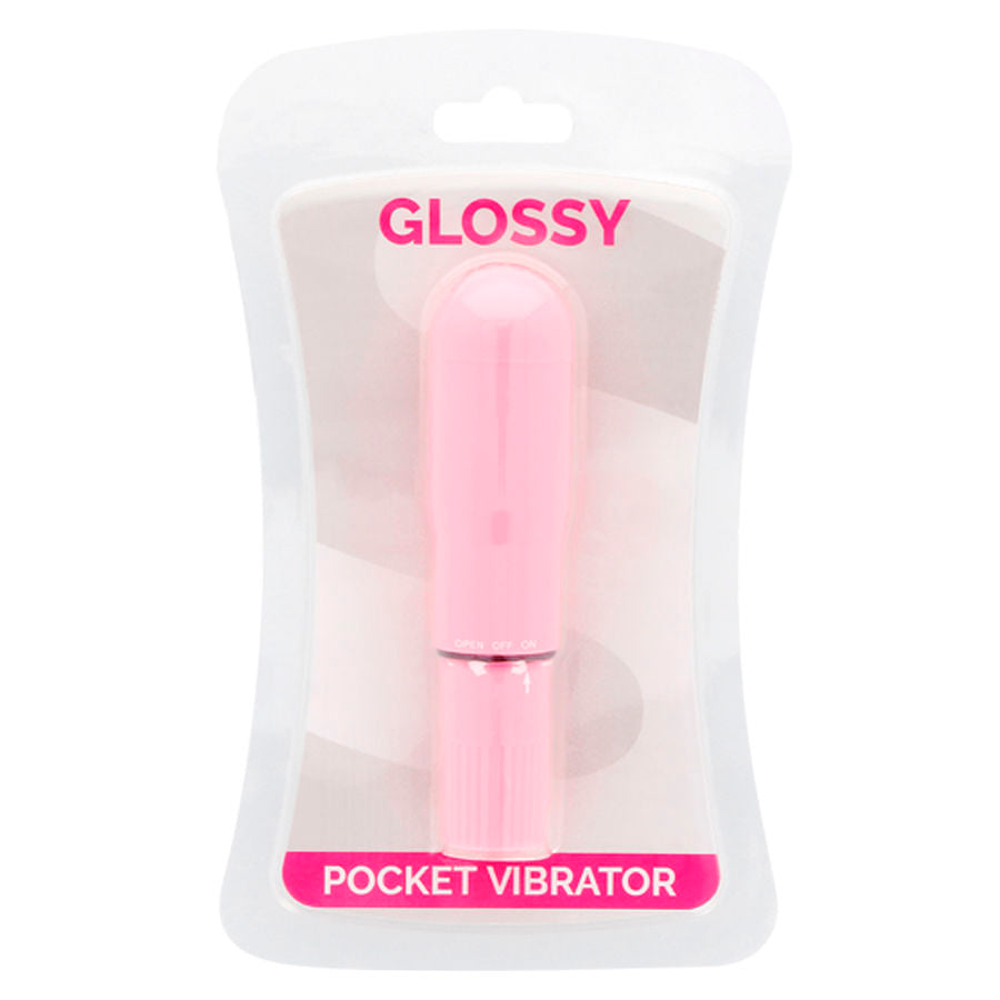 GLOSSY - POCKET VIBRATOR PINK - 1