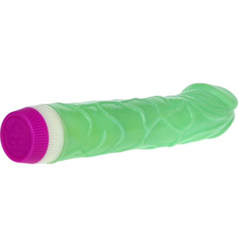 BAILE - WAVES OF PLEASURE VIBRATOR 23 CM GREEN - 2