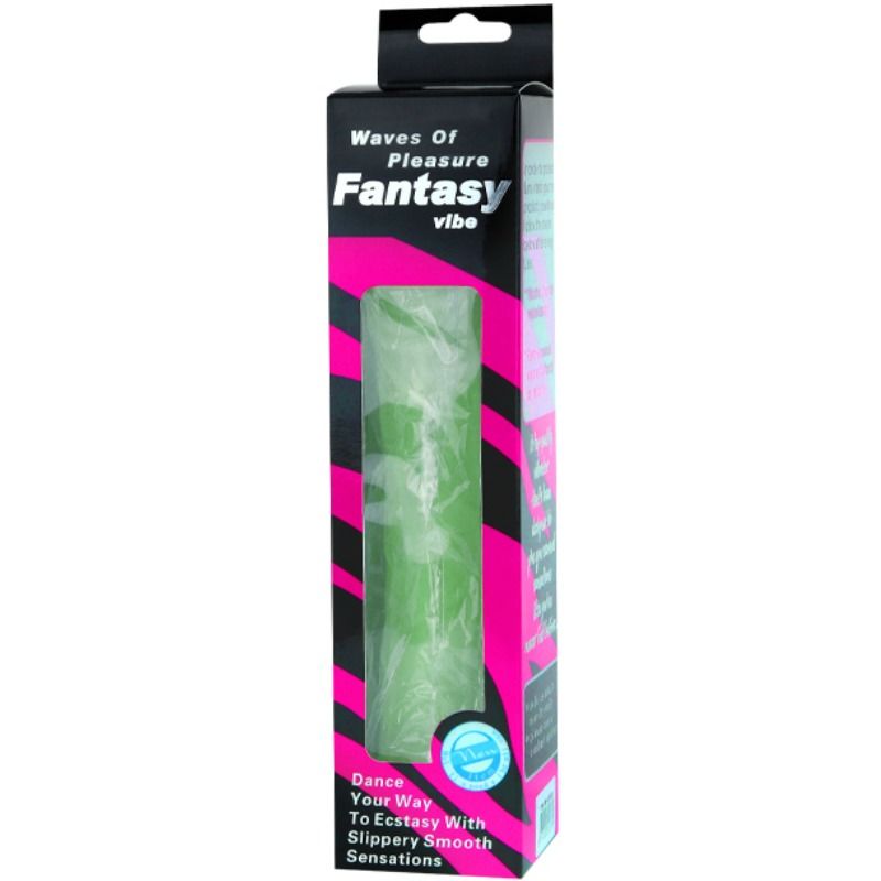BAILE - WAVES OF PLEASURE VIBRATOR 23 CM GREEN - 5