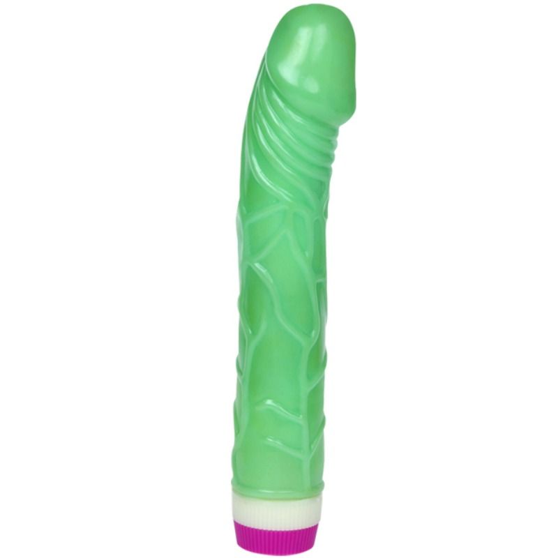 BAILE - WAVES OF PLEASURE VIBRATOR 23 CM GREEN - 7