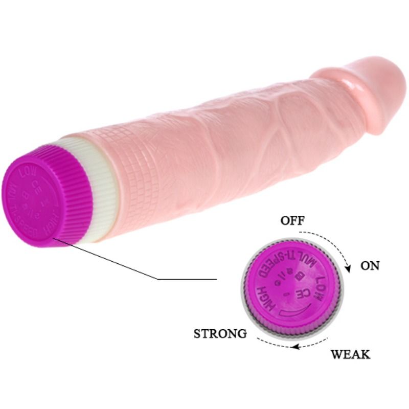 BAILE - REALISTIC VIBRATOR FOR BEGINNERS 21.5 CM - 3