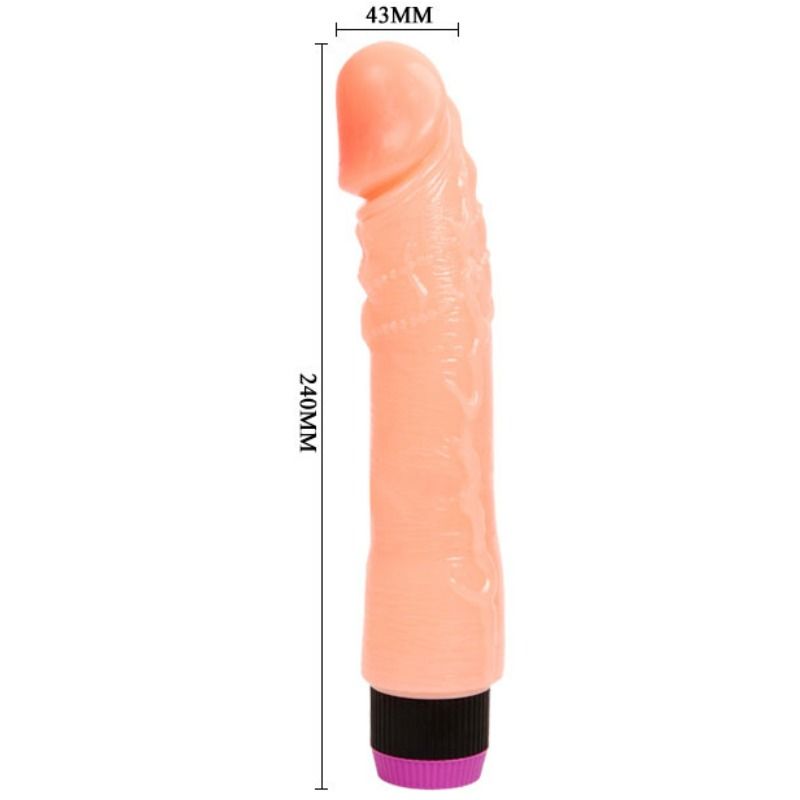 BAILE - NATURAL FLEXIBLE REALISTIC VIBRATOR 24 CM - 5