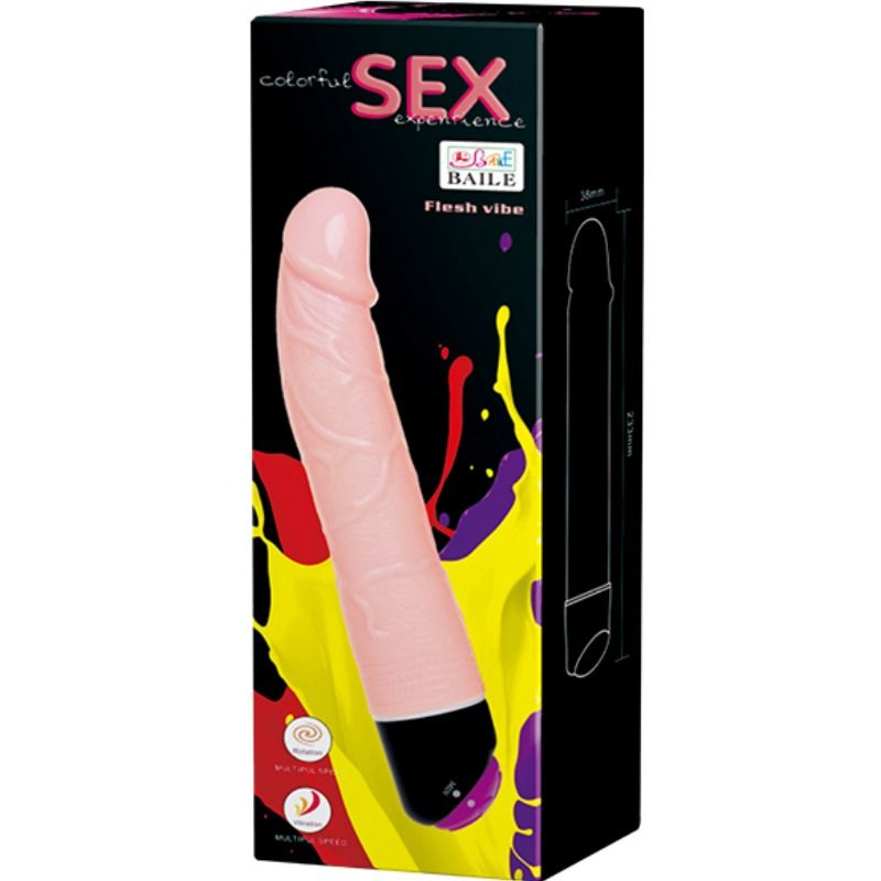 BAILE - COLORFUL SEX VIBRATION AND ROTATION 24 CM - 8