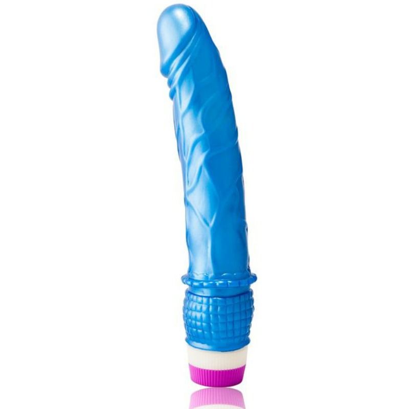BAILE - WAVES OF PLEASURE VIBRATOR 23 CM BLUE - 2
