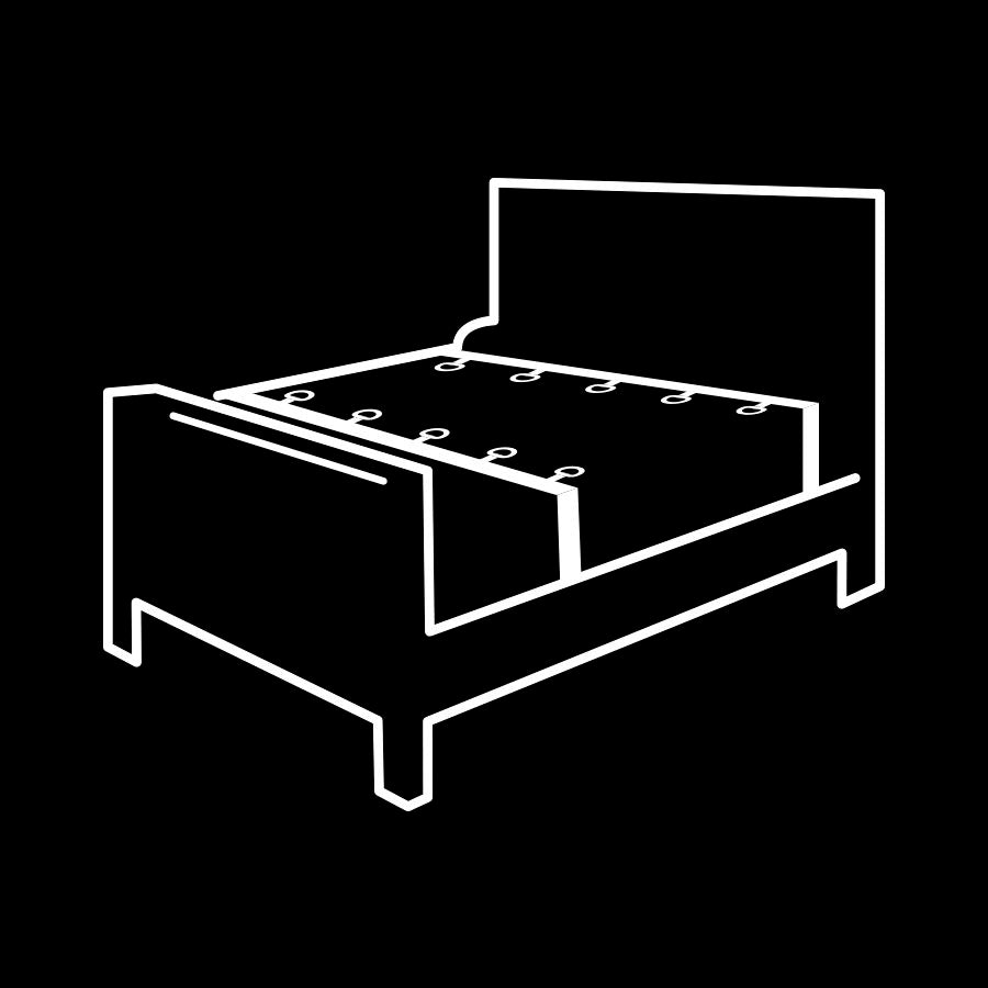 FETISH SUBMISSIVE - LUXURY BED TIES SET WITH NOPRENE LINING - 1