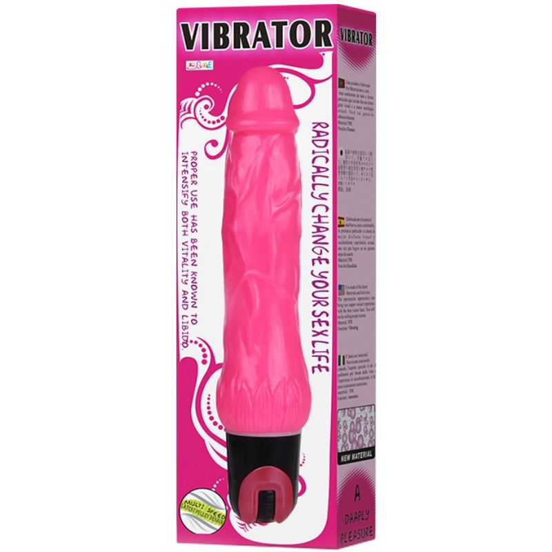 BAILE - VIBRATOR DAAPLY PLEASURE MULTISPEED PINK - 3