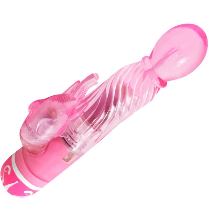 BAILE - MULTISPEED VIBRATOR WITH PINK STIMULATOR - 2