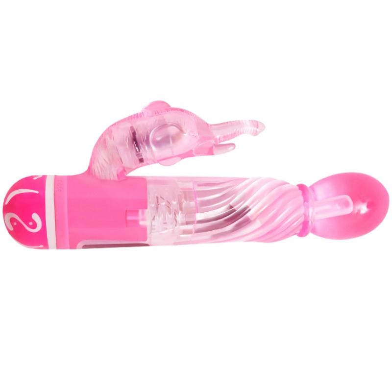 BAILE - MULTISPEED VIBRATOR WITH PINK STIMULATOR - 4