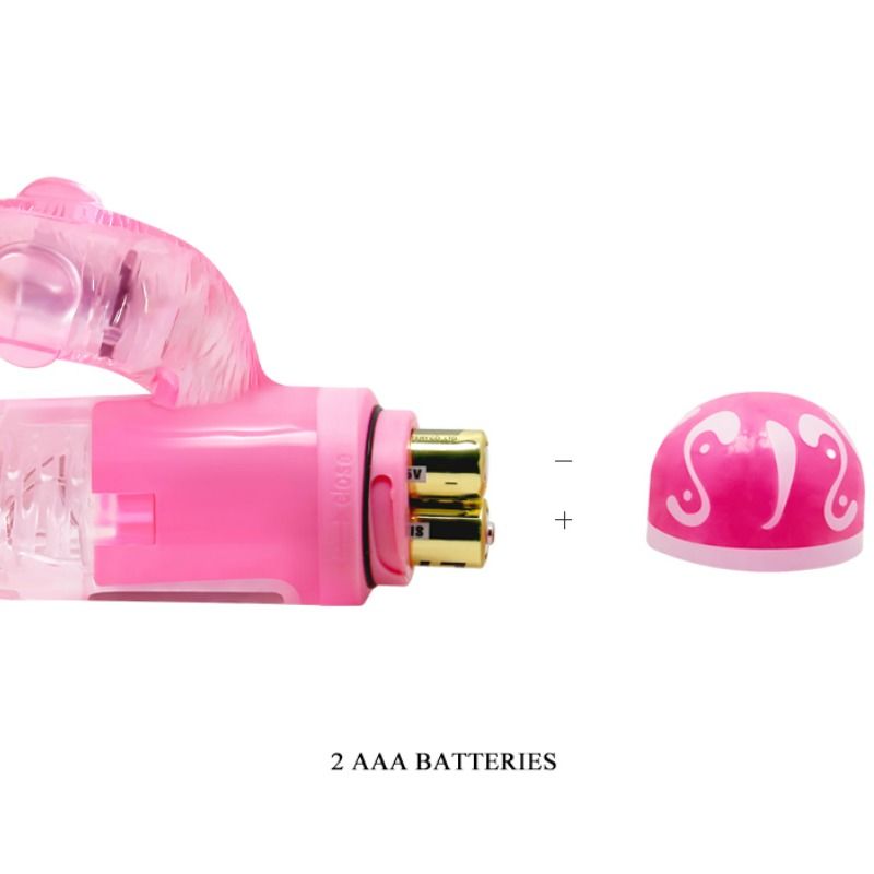 BAILE - MULTISPEED VIBRATOR WITH PINK STIMULATOR - 8
