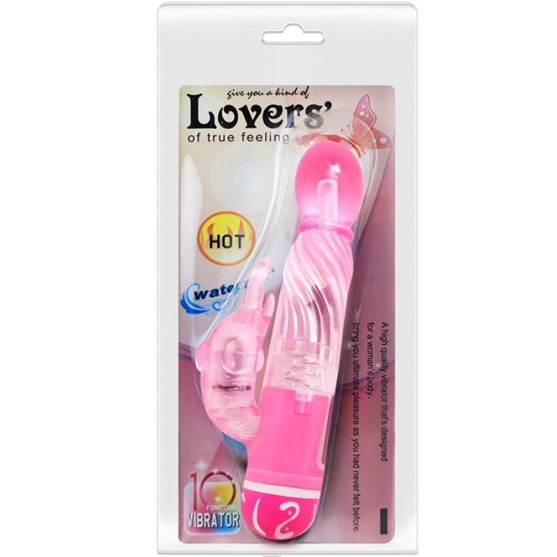 BAILE - MULTISPEED VIBRATOR WITH PINK STIMULATOR - 7