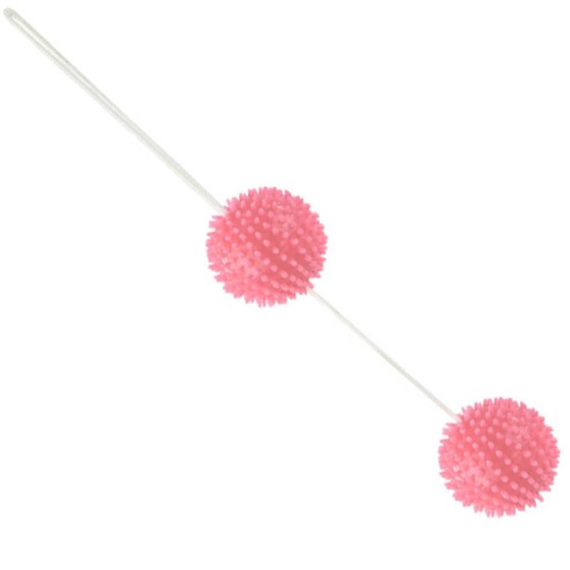 BAILE - A DEEPLY PLEASURE PINK TEXTURED BALLS 3.6 CM - 6