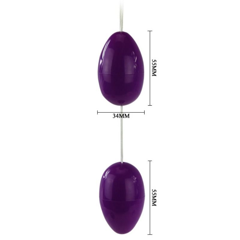 BAILE - TWINS BALLS LILAC ANAL BALLS - 4