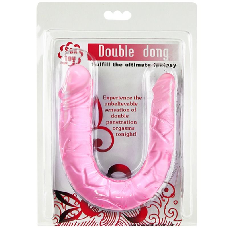 BAILE - DOUBLE DONG DOUBLE PINK DILDO - 1