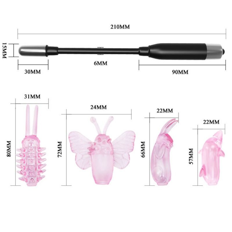 BAILE - WIZARD MAGIC WAND STIMULATOR WITH VIBRATION - 6