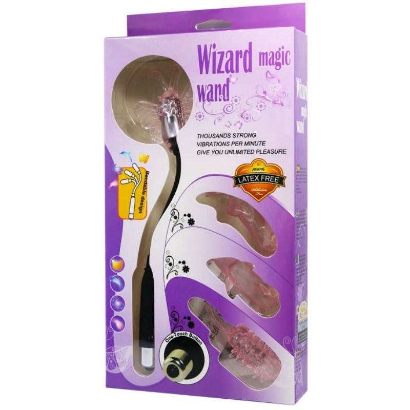 BAILE - WIZARD MAGIC WAND STIMULATOR WITH VIBRATION - 5